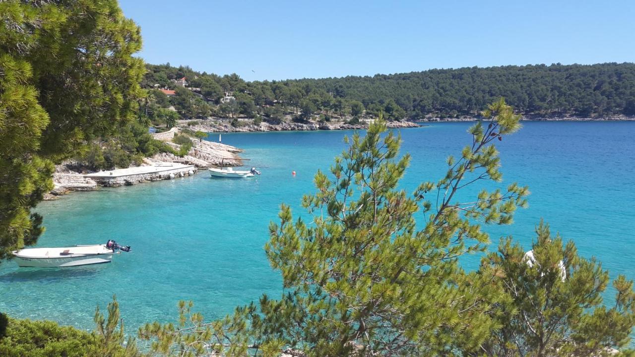 Villa Sun Garden - 4 Star Villa With Heated Swimming Pool, Quiet Bay, Bbq, 50M From The Sea Milna  Esterno foto